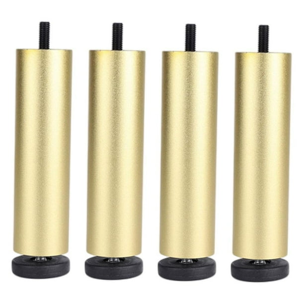 4x Modern Home Refrigerador Playbook Estante Patas Mesa de Centro Cómoda Lavado Dorado 25cm