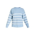 thumbnail image 4 of Time and Tru Women's Chenille Sweater with Long Sleeves, Midweight, Sizes XS-XXXL, 4 of 5