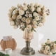 thumbnail image 4 of Ramo de seda artificial de rosas y peonías para decoración del hogar, bodas, fiestas, oficina, de larga duración sin mantenimiento, 4 of 8