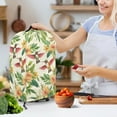 thumbnail image 3 of FKELYI Blender Dust Cover Anti Fingerprint Blender Dustproof Cover with Handle Food Processors Protective Covers for Kitchen Appliance, Hummingbird Yellow Flower Print, 3 of 6