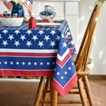 thumbnail image 5 of Sm:)e 4th of July Tablecloth 60 x 84 Inch, Patriotic Independence Day US Flag Table Cover Rectangle, 5 of 7