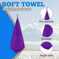 thumbnail image 3 of AUQ 6Pcs Wash Cloth,Smooth Loop Surface Finish Wash Cloths for Your Face,Quick Moisture Removal Face Wash Cloth,DarkPurple,11.81*11.81*0.39in, 3 of 7