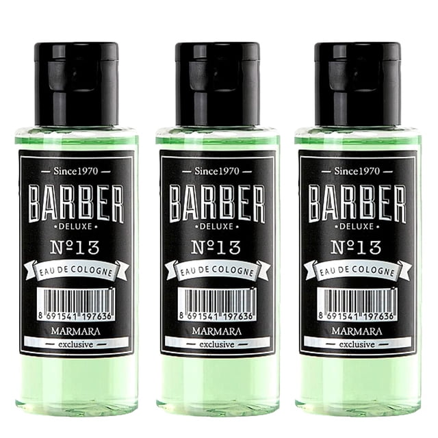 Colonia Marmara Barber No 13 Deluxe, 50 ml x 3 (paquete de 3)