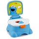 thumbnail image 1 of Asiento de Inodoro y Taburete de Escalón Sesame Street Cookie Monster Azul Fácil de Limpiar con Asa, 1 of 7