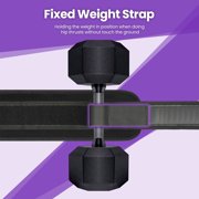 Hip Thrust Belt for Dumbbells Heavy, Booty Belt for Hip Thrust, Slip-Resistant Padding Hip Thrust Belt for Gym or Home Workouts
