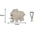 thumbnail image 2 of Paquete de 2 Clips de ventilación de aire de elefante de diamantes de imitación brillantes, ambientador de coche, Clip de Perfume, difusor de aromaterapia JAMW Sencillez, 2 of 5
