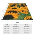 thumbnail image 5 of Bingfone Sunflowers 7 Print Flannel Fleece Blanket Throw Blanket For Bed,Sofa,Couch,Travel,Camping(40"X30"), 5 of 9
