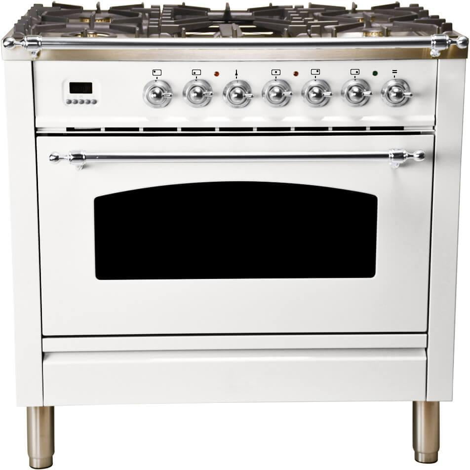 FORTÉ F36GAWCHNG 36" Natural Gas Freestanding Range with 5 Sealed