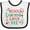 White and Black, variant on Inktastic Nonna and Nonno Love Me Girls Baby Bib