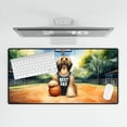 thumbnail image 4 of Happy Father's Day Afghan Hound Playing Basketball with Best Dad Jersey Desk Mat Full Keyboard Mouse Pad Dog Lover Large Mousepad - 13006, 4 of 5