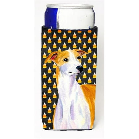 

Whippet Candy Corn Halloween Portrait Michelob Ultra bottle sleeves For Slim Cans - 12 oz.