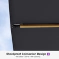 thumbnail image 5 of PURPLE LEAF 10FT Patio Umbrella With Base Square Cantilever Umbrella Teak Finished Aluminum Frame Large Windproof Offset Outdoor Sun Umbrellas for Beach Pool Deck, Grey, 5 of 11