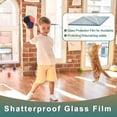 thumbnail image 5 of 4 Mil Clear Security and Safety Window Film Shatterproof Film for Glass Windows Anti Shatter Tempered Glass Film for Home and Office, 5 of 9