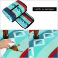 thumbnail image 2 of de Picnic Impermeable, Alfombras de Playa 200 x 300cm con Base de Aluminio Duradera, Alfombra Plegable Portátil con Manija para Picnic, Playa, Senderismo, Camping, Viajes (Rayas Verdes) esquí esquí Gafas de esquí, 2 of 5