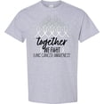 thumbnail image 3 of Inktastic Together, We Fight Lung Cancer Awareness T-Shirt, 3 of 5