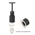 thumbnail image 4 of Uxcell E14 Socket Ring Removal Tool T Type with Lamp Shade Socket Rings White 8 Pack, 4 of 6