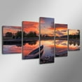 thumbnail image 4 of Large Sunset Wall Art Lighthouse Canvas Printed Nature Scenic Pictures for Bedroom Wall Decor, 4 of 6