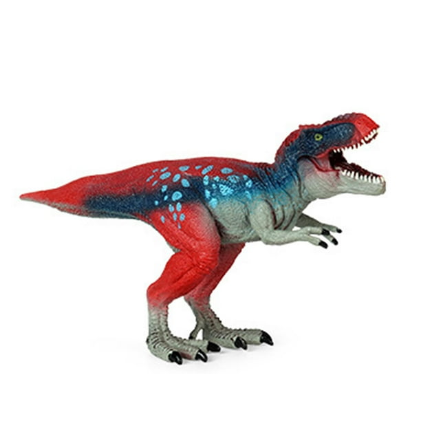 Juguete educativo CUTICAT Tyrannosaurus Rex Adorno coleccionable rojo azul