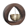 thumbnail image 2 of GUOOL Sonnette en Bois pour Ouverture de Porte pour Jardin Restaurant Portail Rond, 2 of 9