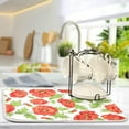 thumbnail image 5 of Dish Drying Mat Poppy Flowers Kitchen Dish Pads Super Absorbent Microfiber Dish Drying Rack Pads Safe Heat-resistant Kitchen Counter Mat,16x18 Inch, 5 of 7