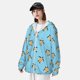 thumbnail image 3 of Balery Sea Turtle Sudadera ligera de manga larga con capucha y protección solar UPF 50+ para hombre y mujer, ideal para pesca y running-Large, 3 of 7