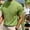 Green, variant on Dovford Men Fashion Short Sleeve Turtleneck T Shirt Slim Fit Pullover Top Thermal Shirts 2025
