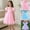 Pink, variant on ATOGUTA Birthday Dress for Girls Tulle Party Birthday Poster Formal Fancy Flower Princess Dresses Size 4T-8, Purple