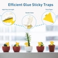 thumbnail image 2 of QARUN 48 Pack Fruit Fly Traps for Indoor Outdoor,3 Shapes Yellow Sticky Bug Traps,Double-Side Fungus Gnat Killer for Houseplants,Mosquitos,Flying Insects, 2 of 7