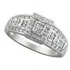 1/3 Carat T.W. Princess-Cut Diamond Bridal Ring in Sterling Silver