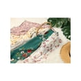 thumbnail image 5 of INSPIRE CHIC Women Chiffon Scarves - 25.6" x25.6" - Floral Print Square Kerchief Neck Scarf Neckerchief Beige Floral, 5 of 6