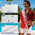 thumbnail image 6 of KUIFORTI His and Hers Matching Outfits Lightweight Polynesian Tribal Hibiscus Couple Matching Outfits with Soft Fabric Men’s Hawaiian Shirt Fashionable Quick-dry Gifts for Couples, 6 of 7