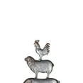 thumbnail image 2 of Saltoro Sherpi Metal 4 Stacked Animal Accent Decor with Stable Base, Gray, 2 of 5