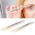thumbnail image 3 of YAHHU Premium 2pcs Eyebrow Tweezers for Women Precision Slant Tip Tweezers Daily Beauty Tools for Ingrown Hair Eyebrows Facial Hair Stainless Steel Professional Grooming Kit (10 inches / 25.4 cm), 3 of 9