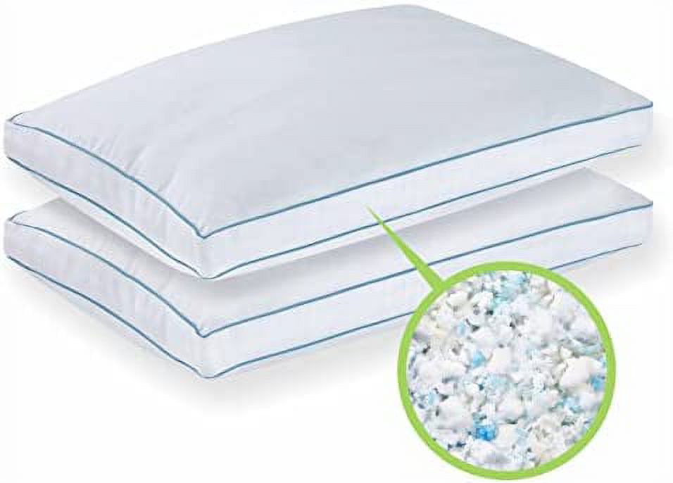 Pack Pack Of 2 Shredded Memory Foam Cluster Gel Memory Foam Cluster
