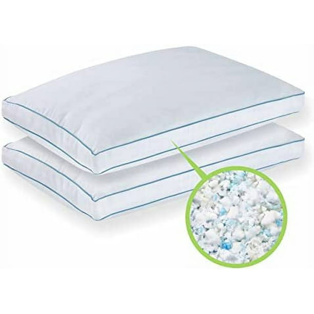 Pack Pack Of 2 Shredded Memory Foam Cluster Gel Memory Foam Cluster