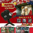 thumbnail image 2 of Proyector Window Wonderland Halloween Navidad Proyección holográfica Navidad Hogar, 2 of 5