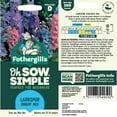 thumbnail image 2 of Mr Fothergill's Larkspur Dwarf Mix Oh Sow Simple Flower Seed Easy to Grow, 2 of 2