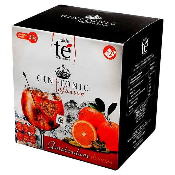 Gintonic Infusion Amsterdam 12 piramides Cuida te 12 piramides