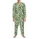 thumbnail image 3 of Fotbe Cute Frog Pijama de Hombre con Estampado de Manga Larga, Conjunto de 2 Piezas, Ropa de Dormir Suave y Cómoda con Bolsillos-XX-Large, 3 of 7