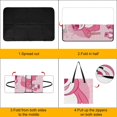 Cartoon Strawberry Bear Picnic Mat Foldable Waterproof and Sandproof