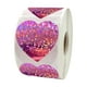 thumbnail image 1 of 500 pegatinas de corazón, rollo de pegatinas de amor, pegatinas de sellado de inauguración de la casa, etiquetas adhesivas de papel para pared,, 1 of 9