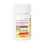 Geri-Care Pain Relief 500 mg Acetaminophen Tablet, 100 per Bottle