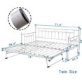 thumbnail image 4 of Kuurfuurdo Twin Metal Daybed With Pop-Up Trundle, 4 of 7