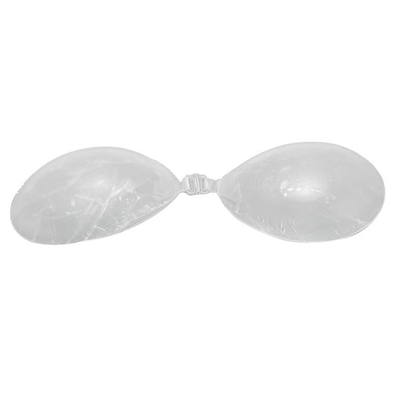 Reusable 1 Pair Silicone Bra Inserts Water Proof Thickened Reusable Transparent Bra Pads For Swimwear and Strapless Dresses