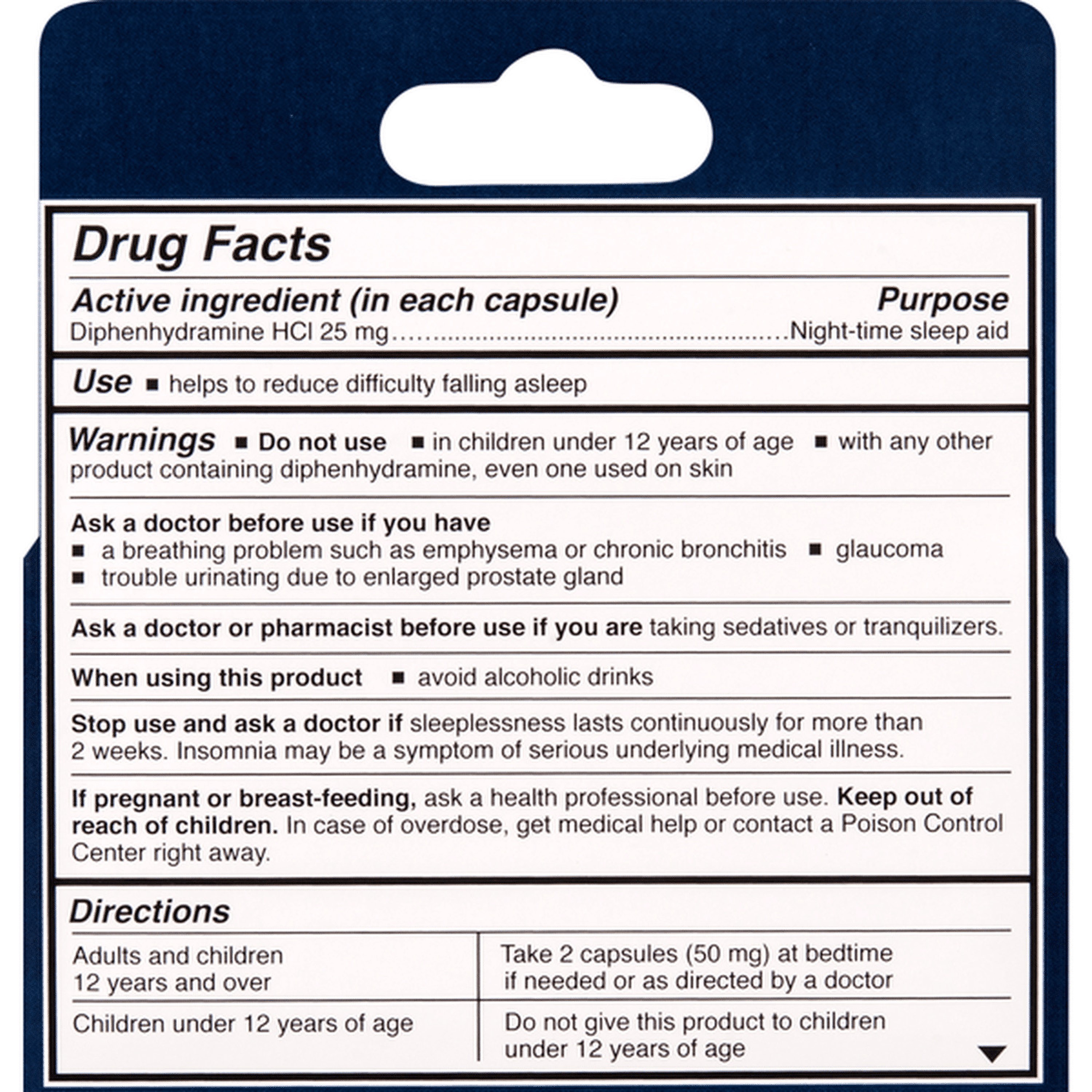 Dormin Nighttime Relief Capsules, Non-Habit Forming and Fast-Acting, 72 Count (Pack of 3)