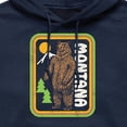 thumbnail image 2 of Instant Message - Montana Bear Badge  - Men's Pullover Hooded Fleece Sweatshirt, 2 of 5