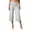 BIJ36-Light Gray, variant on Fold Over Wide Leg Capri Gaucho Pants For Women Low Rise Lounge Yoga Flare Culottes Y2K Flowy Crop Palazzo Pants Summer Beach Dark Gray 2XL