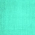 thumbnail image 1 of Ahgly Company Indoor Square Abstract Turquoise Blue Modern Area Rugs, 7' Square, 1 of 4