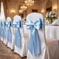 thumbnail image 5 of Racsoh Blue Large Bow Decoration, Satin Big Bow Ornament with Hanging Ribbon, for Curtain Tieback Door Wreath Wall Party Christmas Tree Decor (B), 5 of 6