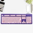 thumbnail image 4 of UltraThin Cartoon Keyboard USB Wired, 104 Keys Cartoon for Home Office Laptop Computer, 4 of 7